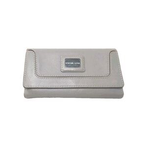 Michael Kors Brook Ville Gray Carryall Wallet Purse $158